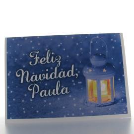 Tarjeta personalizada Feliz Navidad