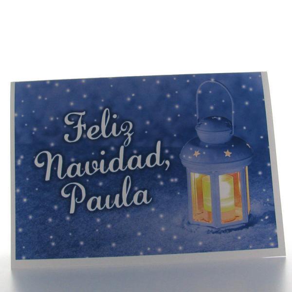 Tarjeta personalizada Feliz Navidad