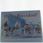 Regalos personalizados: Tarjetas personalizadas: Tarjeta personalizada mu&ntilde;ecos de nieve