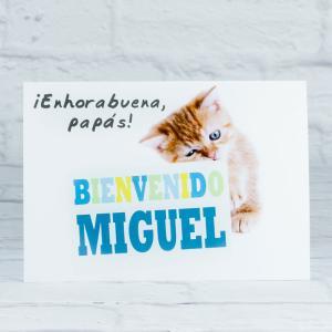 Tarjeta personalizada regalo bebé
