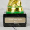 Regalos con nombre: Trofeo copa del mundo personalizada