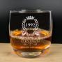 Regalos personalizados: Cristaler&iacute;a personalizada: Vaso de whisky grabado '30 Cumplea&ntilde;os'