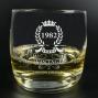 Regalos personalizados: Cristaler&iacute;a personalizada: Vaso de whisky grabado '40 Cumplea&ntilde;os'