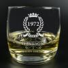 Cristalería personalizada: Vaso de whisky grabado '50 Cumpleaños'