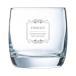 Vaso de whisky grabado con nombre