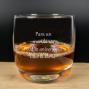 Regalos personalizados: Cristaler&iacute;a personalizada: Vaso de Whisky grabado con texto