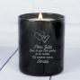 Regalos personalizados: Velas personalizadas: Vela grabada corazones