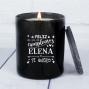 Regalos personalizados: Velas personalizadas: Vela grabada 'Feliz cumplea&ntilde;os'