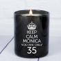 Regalos personalizados: Velas personalizadas: Vela personalizada 'Keep calm, you are only'