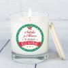 Velas personalizadas: Vela personalizada para desear Feliz Navidad