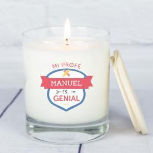 Vela personalizada para profes