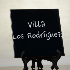 Azulejos personalizados con texto