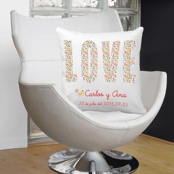 Cojín personalizado Love