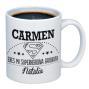 Regalos personalizados: Tazas personalizadas: Taza personalizada para mi superhero&iacute;na