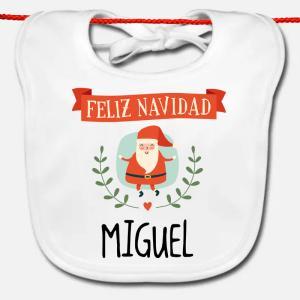 Babero personalizado ¡Feliz Navidad!