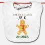 Regalos personalizados: Babero personalizado 'Galleta de Navidad': Babero personalizado 'Galleta de Navidad'