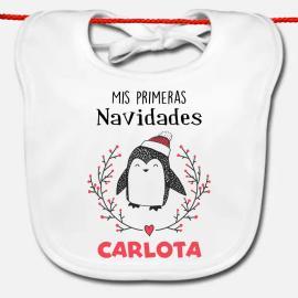 Babero personalizado 'Mis primeras navidades'