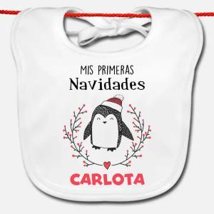 Babero personalizado 'Mis primeras navidades'