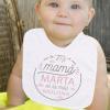 Regalos con nombre: Babero personalizado Molones