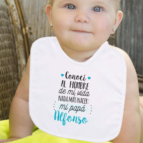 Babero personalizado Nada más nacer