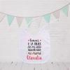 Regalos con nombre: Babero personalizado Nada más nacer