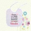 Regalos con nombre: Babero personalizado Nada más nacer