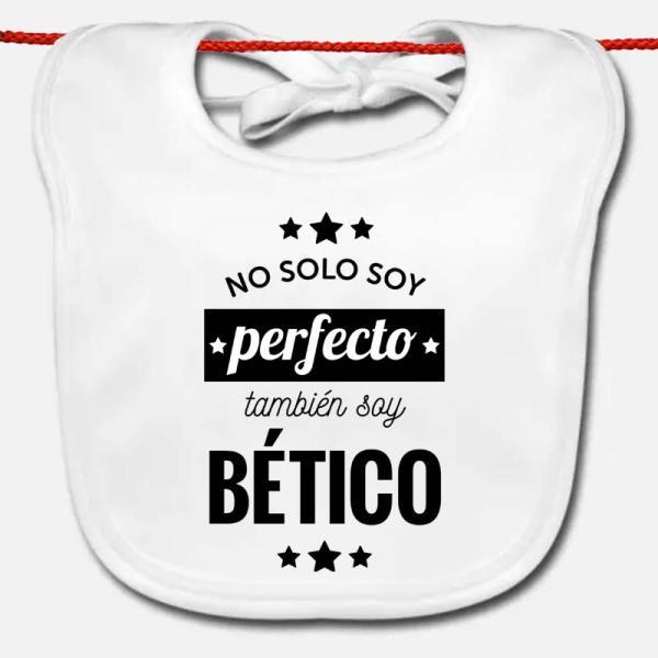 Babero personalizado 'No solo soy perfecto'