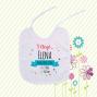 Regalos personalizados: Regalos con nombre: Babero personalizado Y lleg&oacute;...
