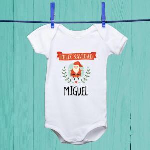 Body bebé personalizado ¡Feliz Navidad!