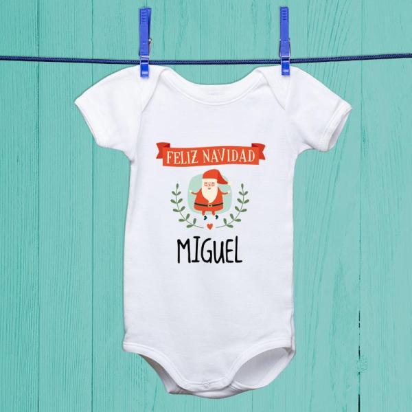 Body bebé personalizado ¡Feliz Navidad!