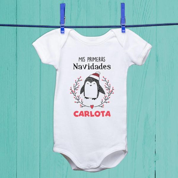 Body bebé personalizado 'Mis primeras navidades'