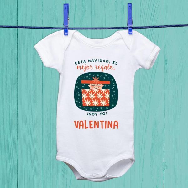 Body bebé personalizado para Navidad