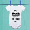 Regalos con nombre: Body o camiseta infantil personalizada 'No solo soy perfecto'