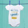 Regalos con nombre: Body personalizado bebé genial