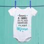Regalos personalizados: Regalos con nombre: Body personalizado para beb&eacute;