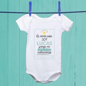 Body personalizado 'Vengo sin instrucciones'