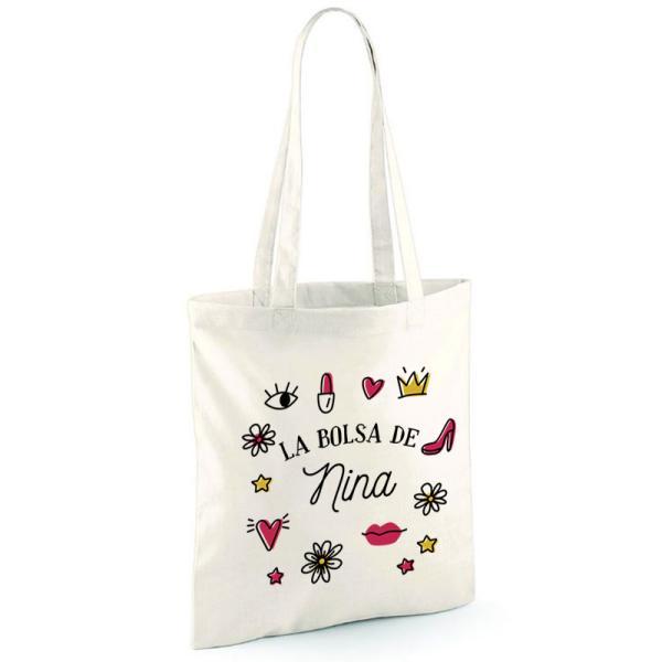 Bolsa tote bag personalizada con nombre
