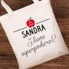 Bolsas personalizadas: Bolsa tote BIO personalizada divertida para profe