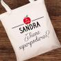 Regalos personalizados: Bolsas personalizadas: Bolsa tote BIO personalizada divertida para profe