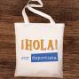 Regalos personalizados: Regalos con nombre: Bolsa tote bag personalizada &iexcl;Hola!