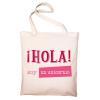 Regalos con nombre: Bolsa tote bag personalizada ¡Hola!