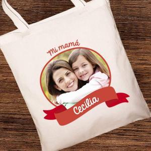 Bolsa tote personalizada con foto