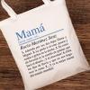 Regalos con nombre: Bolsa tote personalizada para mamá