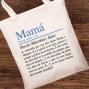 Regalos personalizados: Regalos con nombre: Bolsa tote personalizada para mam&aacute;