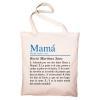 Regalos con nombre: Bolsa tote personalizada para mamá