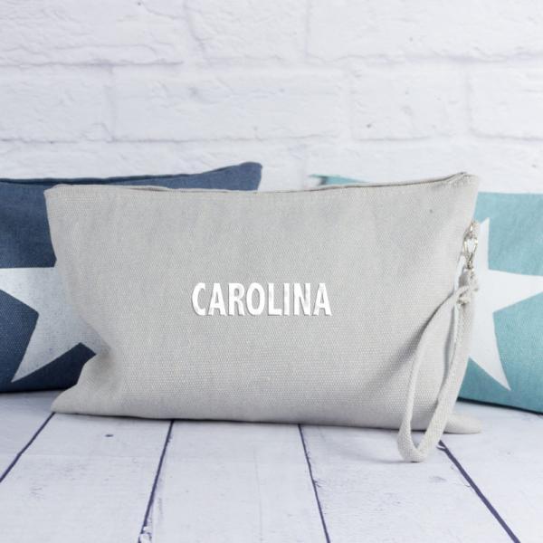 Bolso de mano personalizado con nombre