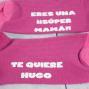 Regalos personalizados: Regalos con nombre: Calcetines divertidos personalizados para mam&aacute;