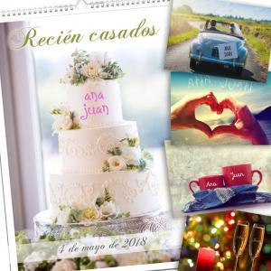Calendario Boda personalizado