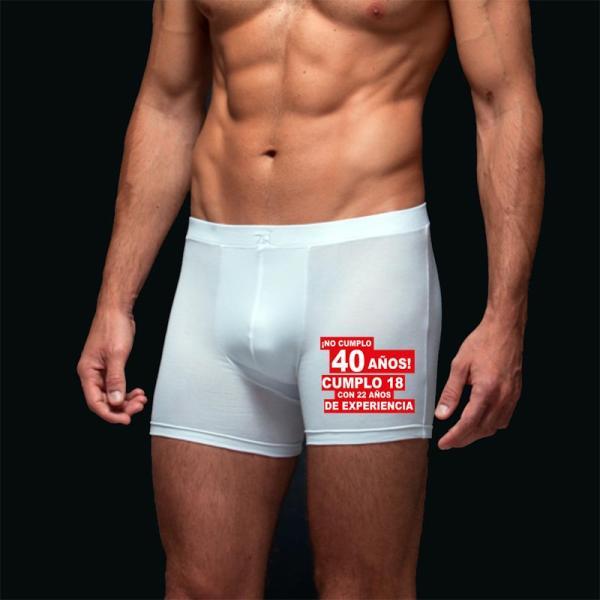 Calzoncillo Bóxer BIO personalizado para cumpleaños