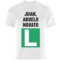 Regalos personalizados: Camisetas personalizadas: Camiseta abuelo novato personalizada